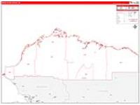 North Slope Borough (), Ak Carrier Route Wall Map